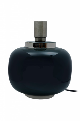 Lampa decorativa din fier, verde inchis/argintiu, un bec 20x20x25 cm