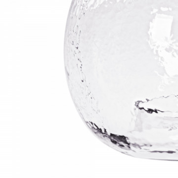 Lustra din sticla/fier Altair Small transparent/negru, un bec - Img 4
