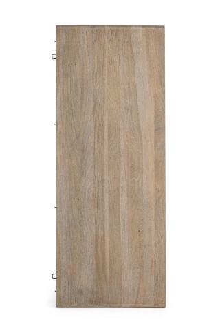 Masă extensibilă Bedford, din lemn masiv de stejar, finisaj ceruit antichizat, 12 locuri, 92-382x120 cm - Img 15