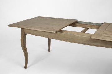 Masă extensibilă Domitille, 8 locuri, din lemn de mango, 180-225x90 cm - Img 7