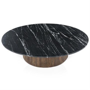 Masa ovala Maxim 120x70cm neagra - Img 2