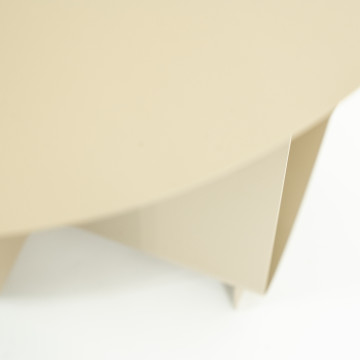 Masuta de cafea din metal Otus nisip 70x70x35 cm - Img 3