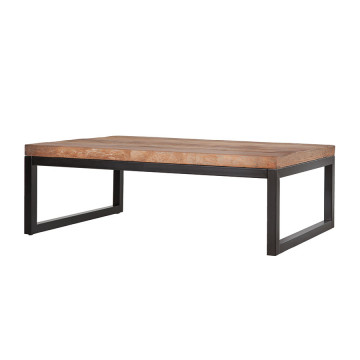 Masuta de cafea dreptunghiulara din lemn de tec 120x80x40 cm maro - Img 2