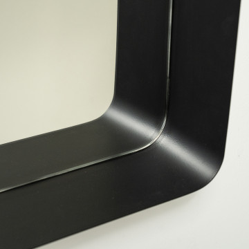 Oglinda cu rama din fier Image Square 35x12x40 cm neagra - Img 3