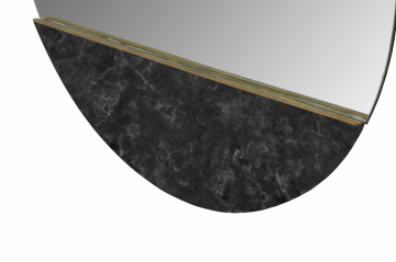 Oglindă rotunda cu marmura neagra Duke 70x70x3 cm - Img 3