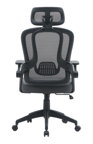 Scaun birou ergonomic, reglabil, cu spătar mesh, gri - Img 3