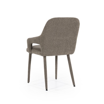 Scaun Fika din tesatura maro - Img 5