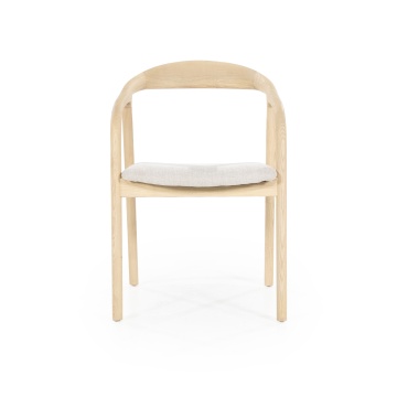 Scaun Rayven din lemn de frasin natural - Img 12