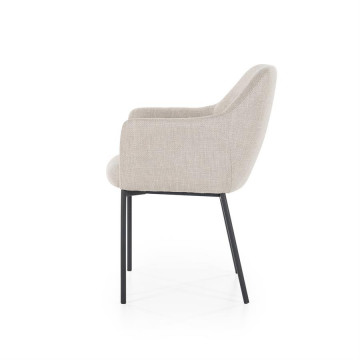 Scaun tapitat Paul taupe - Img 2