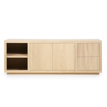 Servanta Helsinki din lemn de stejar natural 200x42x70 cm
