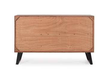 Servanta Isar cu 3 uși, din lemn de acacia, 130x40x80 cm - Img 3