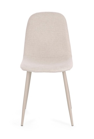 Set 4 scaune Irelia, din poliester, Taupe/Bej, 52,5x42,5x90 cm - Img 4