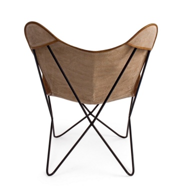 Set de 2 fotolii Eaton, stil nordic, bej, 75 x 87 x 86 cm - Img 4