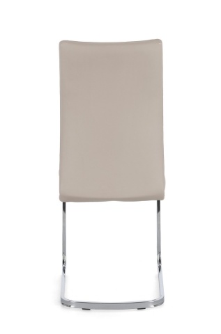Set de 4 scaune Myra din piele ecologică, cappuccino, 41x60x98 cm - Img 5