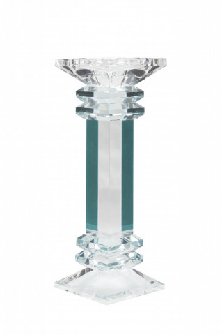 Suport lumanare din sticla de cristal Anthea I, transparent - Img 4