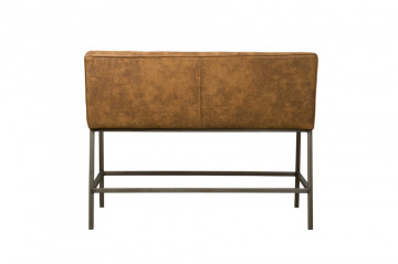 Banca Vasco din piele întoarsa/amazon coniac - Img 2