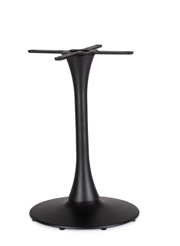 Bază de masă Freya, din fontă și oțel, vopsit electrostatic negru, diametru 53 cm, înălțime 72 cm