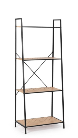 Bibliotecă Haldor cu 4 polițe din MDF 150 cm