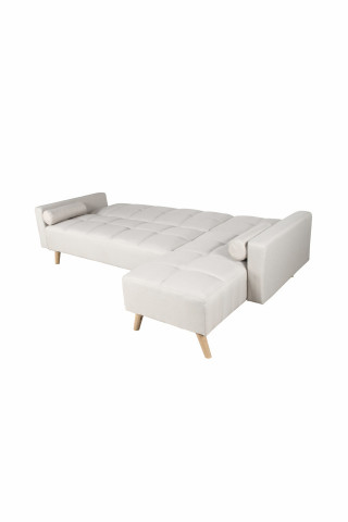 Canapea Maloni extensibila pe dreapta , 3 locuri, creme - Img 10