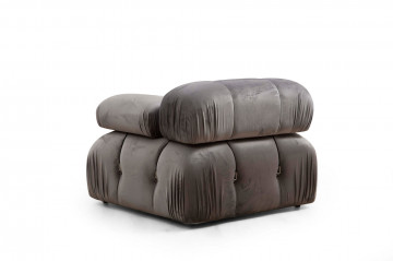 Coltar Bubble modular, 3 locuri, gri - Img 3