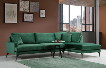 Coltar Papira pe dreapta, 3 locuri, verde - Img 2