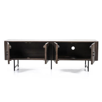 Comoda TV din lemn de mango Remi 170 cm maro - Img 2