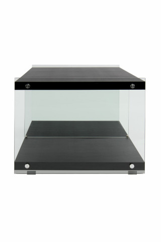 Comoda TV din sticla temperata Elementary neagra 120 cm - Img 3