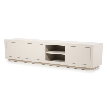 Comoda TV Helsinki din lemn de stejar taupe 200 cm - Img 3