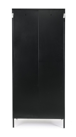 Dulap Cambridge, cu 2 uși, din oțel, vopsit electrostatic, negru, 80x50x185 cm - Img 4