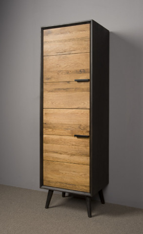 Dulap din stejar, usi pe stanga - 55x174 cm - Img 2
