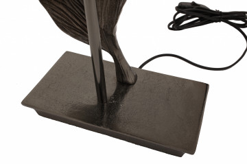 Lampa decorativa din aluminiu, neagra, un bec - Img 3