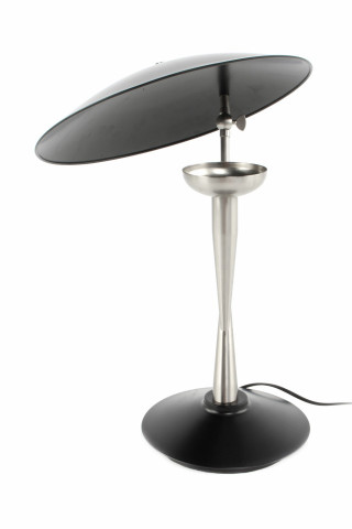 Lampa decorativa din fier Flyer argintie/neagra, un bec - Img 2