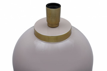 Lampa decorativa din fier, roz/auriu, un bec 28x28x38,5 cm - Img 3