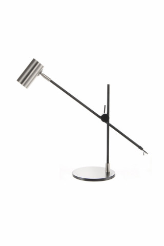 Lampa decorativa din fier Target argintie / neagra, un bec - Img 3