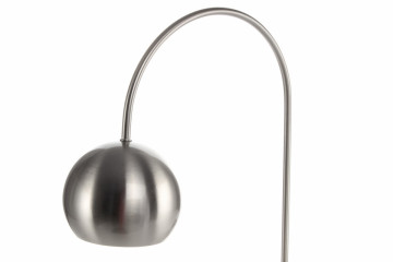Lampa decorativa din PVC/fier/marmura Bella argintie/alba, un bec - Img 6