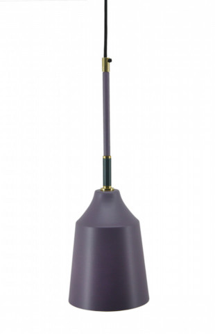 Lustra din fier/cupru Caja violet, un bec