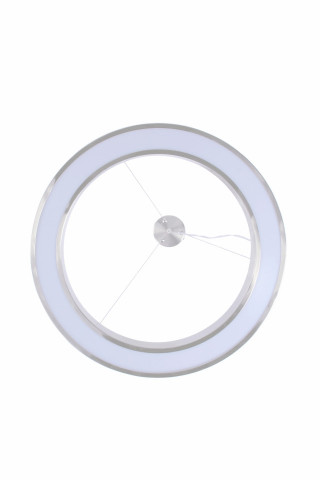 Lustra din PVC/fier Saturn argintie, LED - Img 3