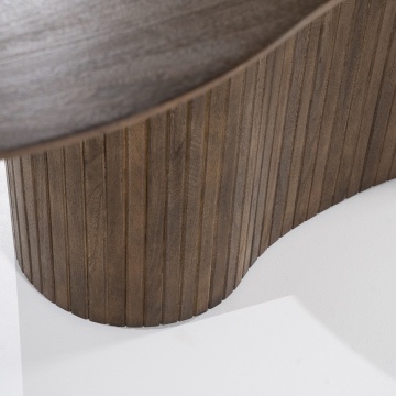 Masa de dining Jordy din lemn de mango 250x110 cm - Img 3