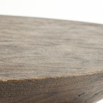 Masuta de cafea Cobble din lemn brun 75x59x35 cm - Img 4