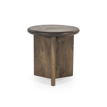 Masuta de cafea din lemn de acacia Leoti maro 45 cm
