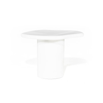 Masuta de cafea fibră de sticlă Seki 57,5x44x41 cm alba