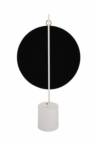 Oglinda rotunda auriu/alb Elegance 14x41x75 cm - Img 4