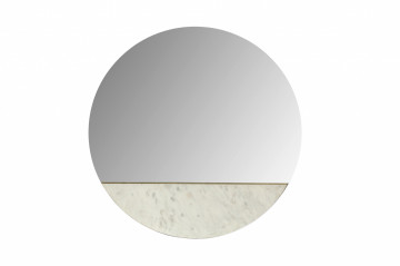 Oglindă rotunda cu marmura alba Duke 70x70x3 cm