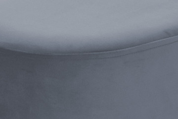 Puf/ Taburet tapitat Nano gri inchis ignifug - Img 2