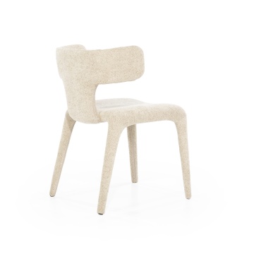 Scaun Dave din Tesatura, metal si lemn taupe - Img 8