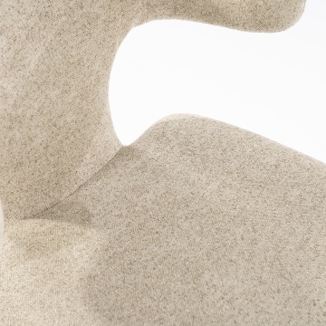 Scaun Dave din Tesatura, metal si lemn taupe - Img 13