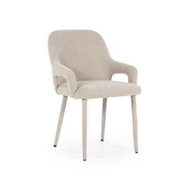 Scaun Fika din tesatura taupe - Img 10