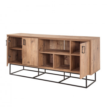 Servanta din pal melaminat Medula pin 180x80x40 cm - Img 3