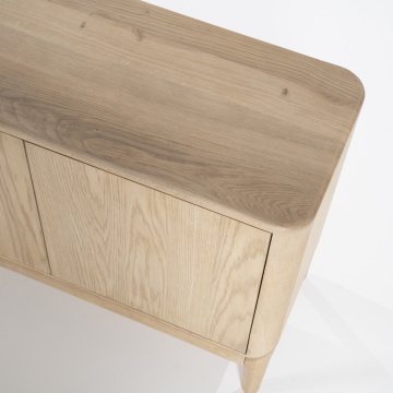 Servanta Harvey din lemn de stejar 200x40x75 cm - Img 6