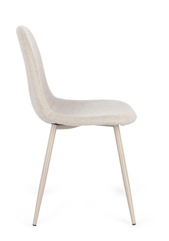 Set 4 scaune Irelia tapitate Taupe/Beige - Img 5